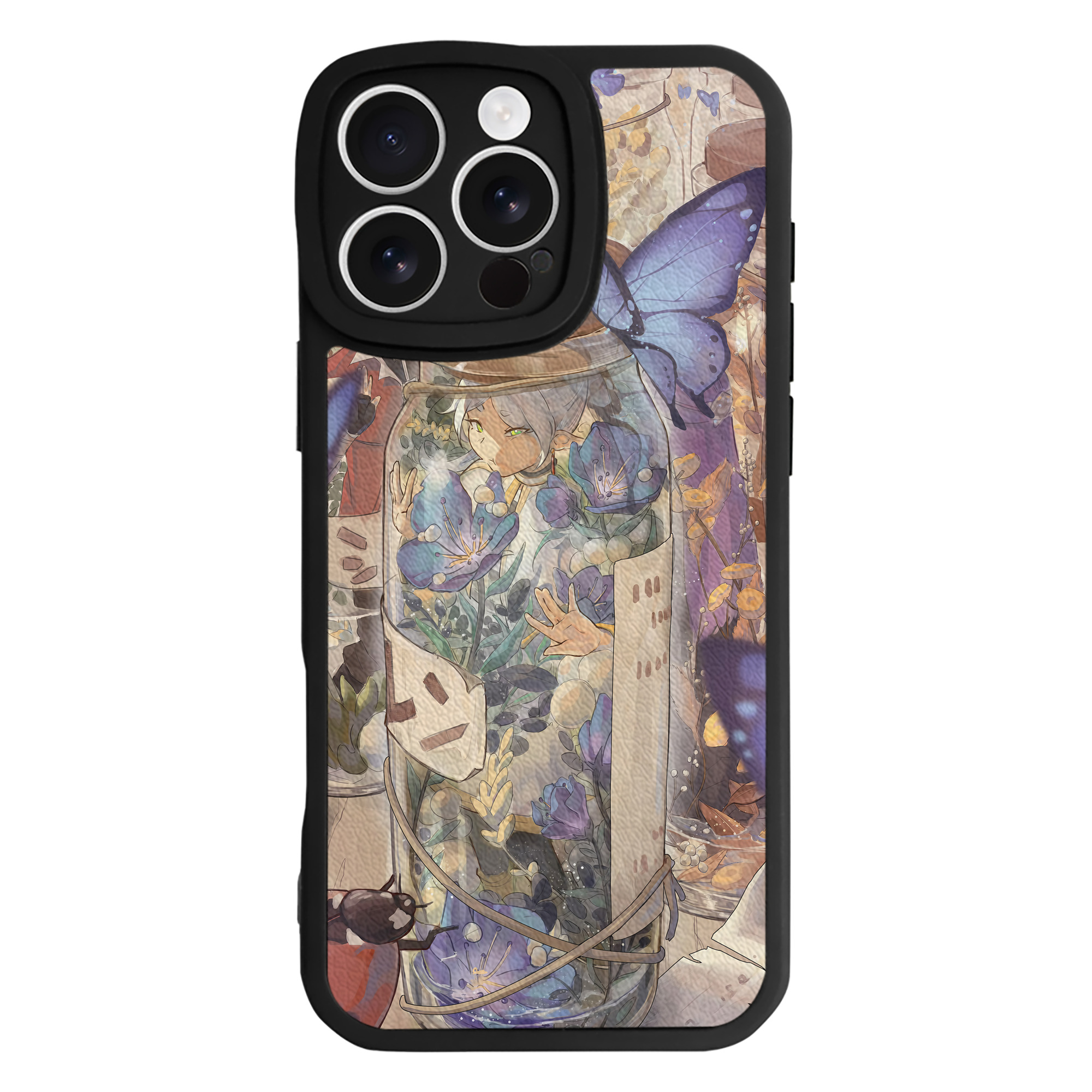 （画像用） 葬送のフリーレン Frieren 【iPhone 16シリーズ対応】シリコンスマホケース（レザー調） 材質：シリコン